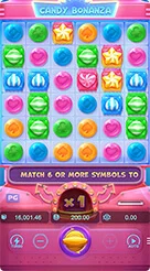 Tata Letak Papan Permainan Candy Superwin